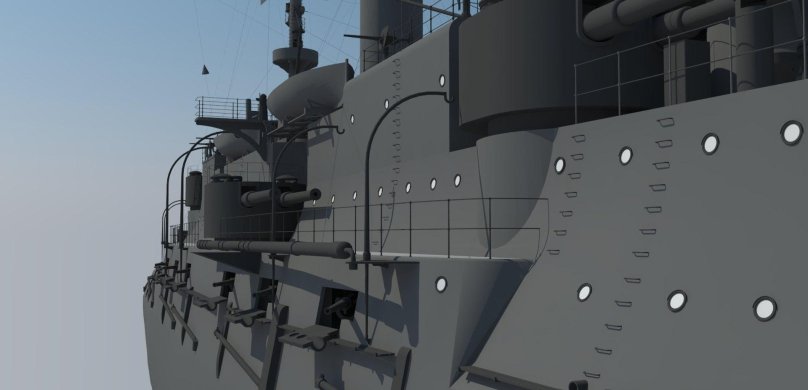 Battleship 3d model