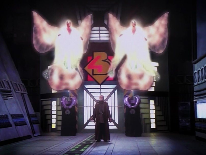 Посол Кош Вавилон 5 без скафандра