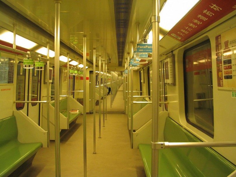 Вагон метро Шанхая