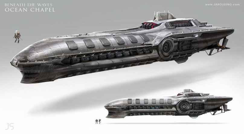 Космический корабль дизельпанк