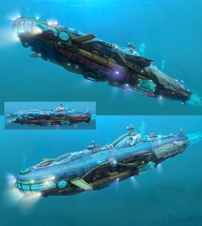 Субмарина дизельпанк