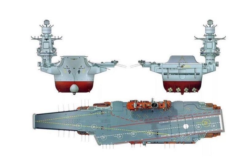 Адмирал Кузнецов звезда 1/720