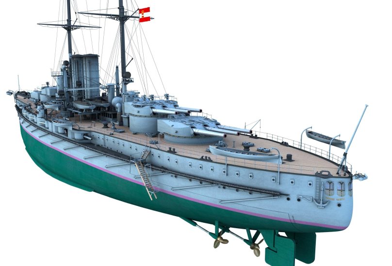 Viribus Unitis линкор модель