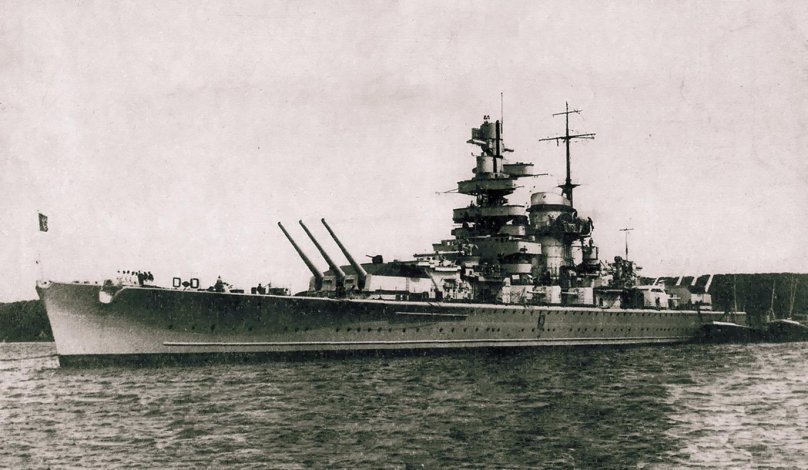 Немецкий линкор Адмирал Шеер