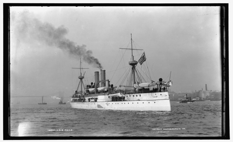 Американский броненосец Мэн 1898