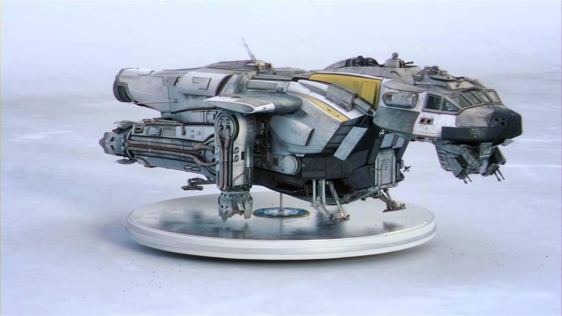 Sci Fi космический корабль Канонерка