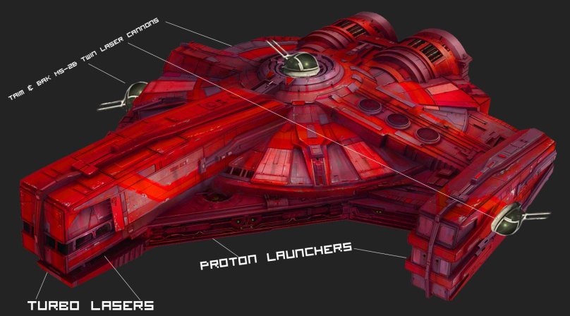 Кореллианский корабль Звездные войны