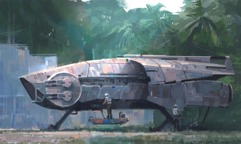 Концепт арты звездолетов Star Wars