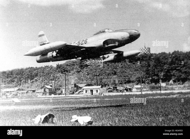 Lockheed f-80 c «shooting Star» в 1950 году