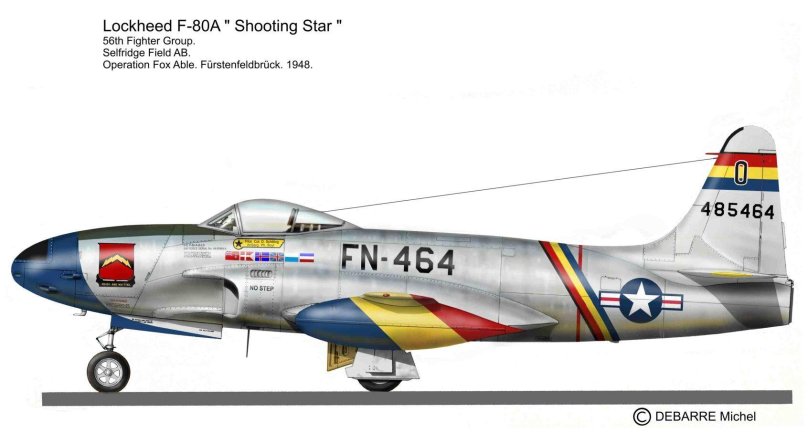 Самолет в профиль