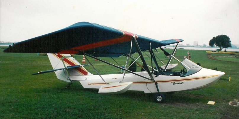 Ультралайт биплан самолет