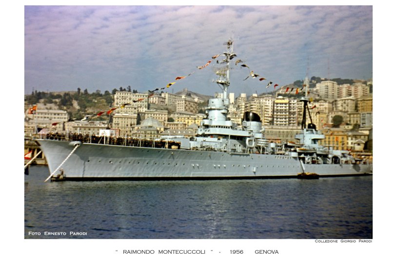 Модель крейсера Раймондо Монтекукколи