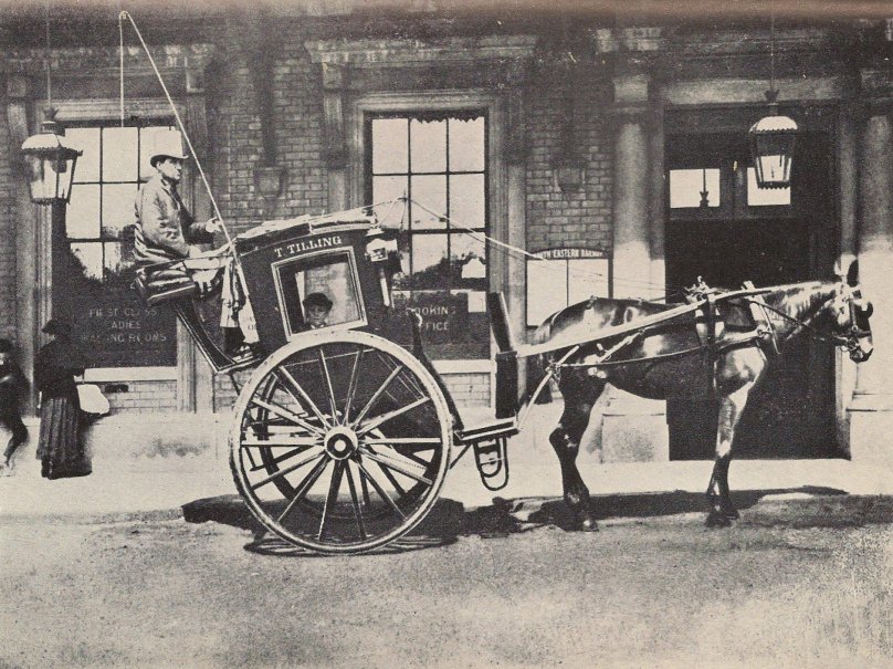 КЭБ повозка Лондонский