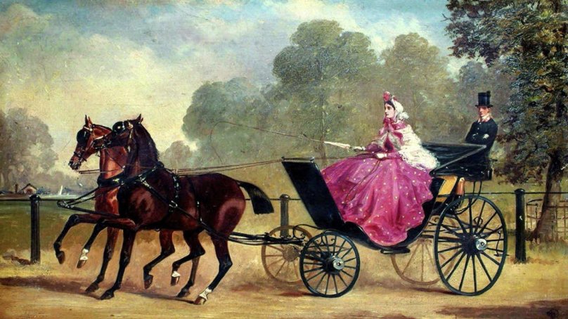 Хейвуд Харри живопись повозки карета