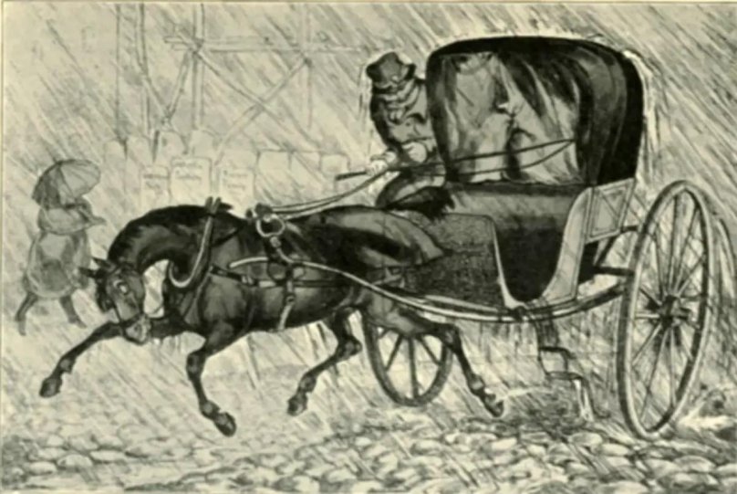 Бричка 19 века