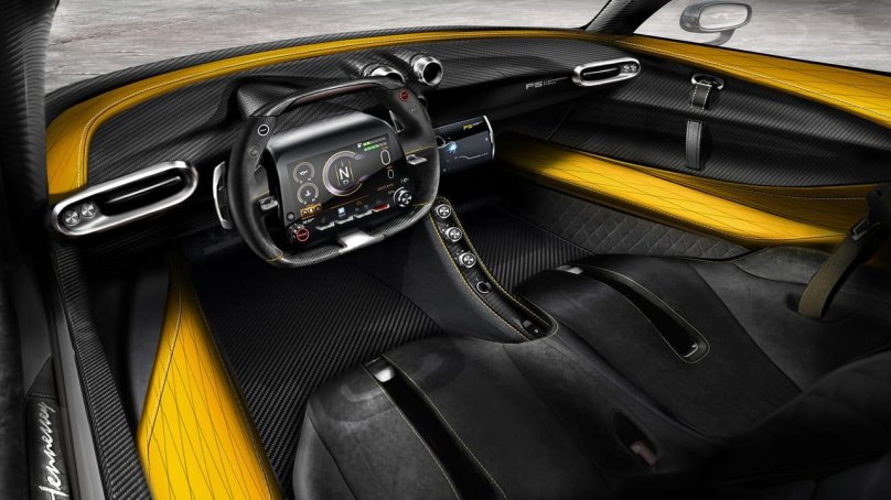 Hennessey Venom f5 2021 салон