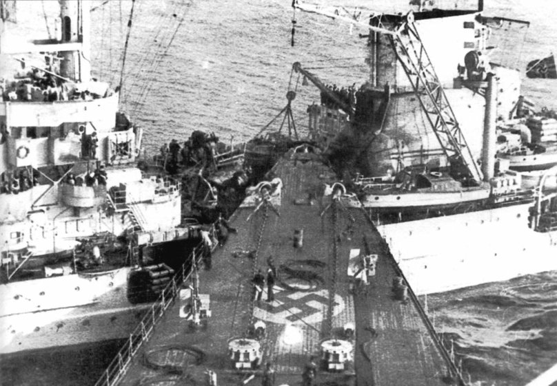 Принц Ойген протаранил Лейпциг