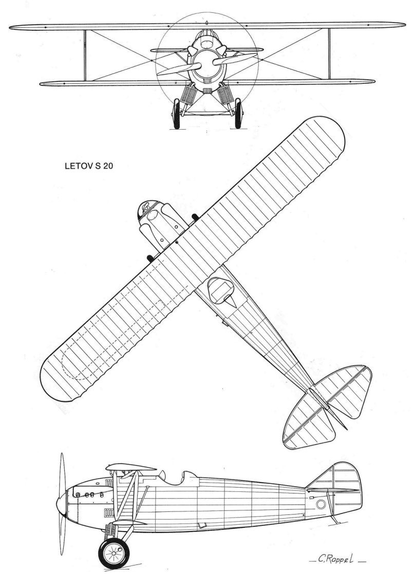 Letov s.20 Blueprints