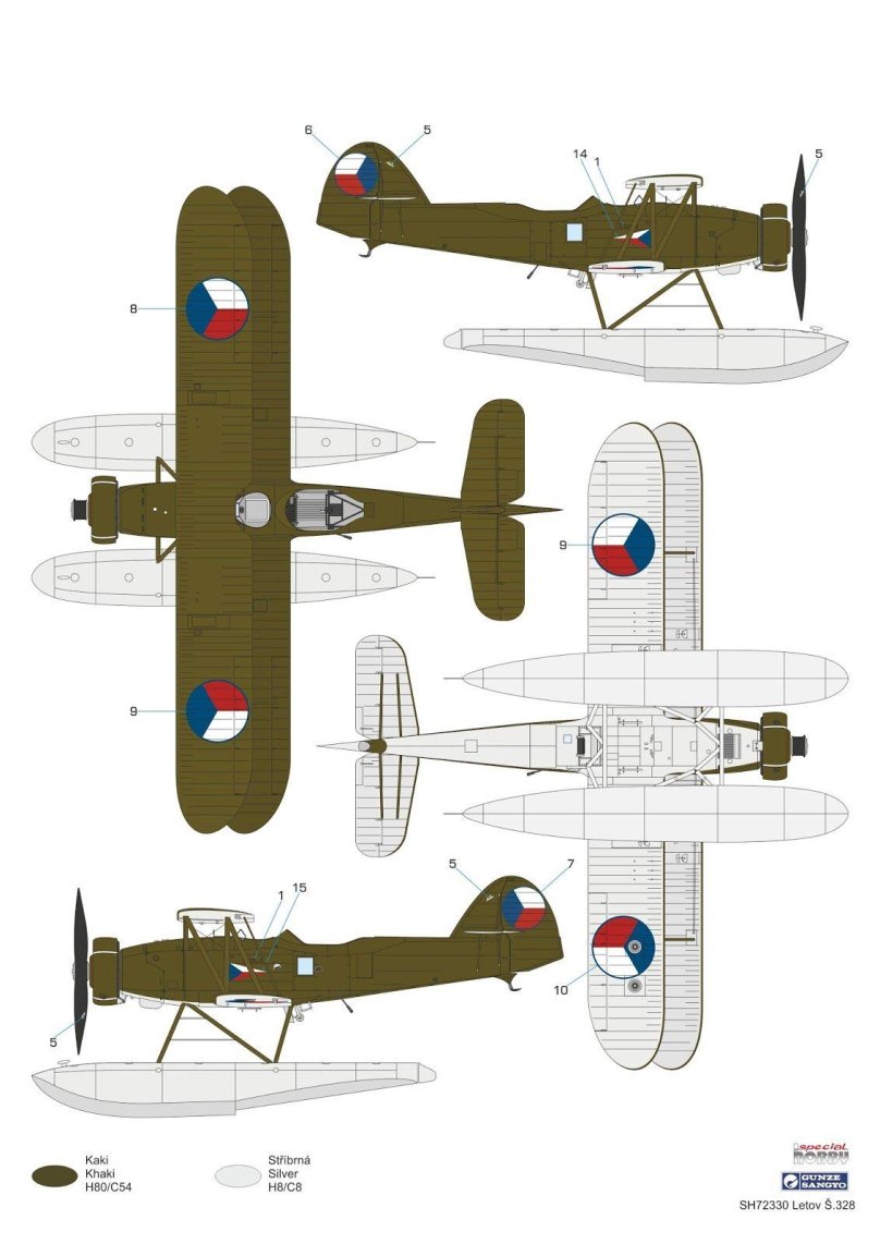 Модель самолёта Letov s-16