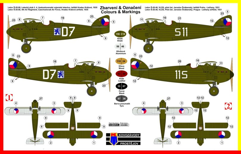 Чертежи Letov "s.328", разведчик