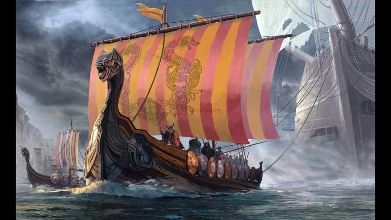 Драккар викингов