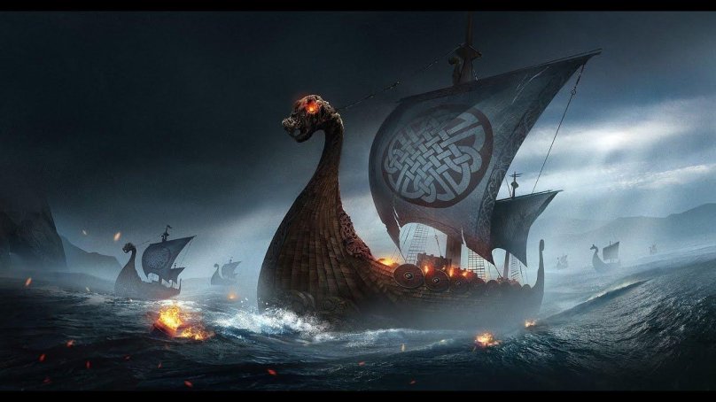 Викинги сражение дракар