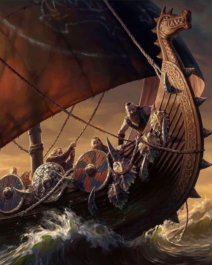 Драккары викингов