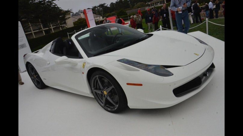 Ferrari Spider White 458