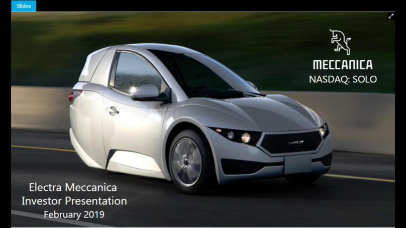 Трехколесный электрокар Тесла