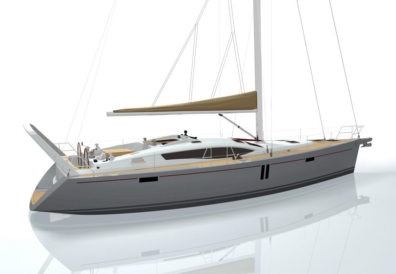 Алюминиевая парусная яхта