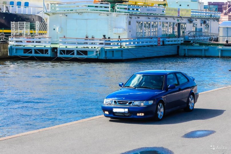 Сааб 9-3 синий