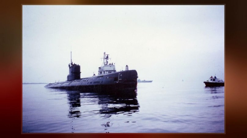 Советская подводная лодка в Швеции 1981