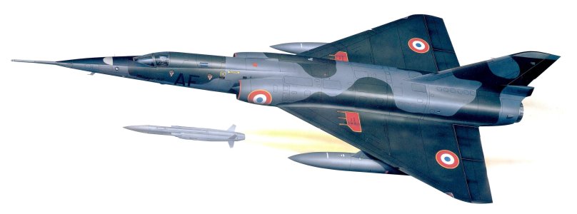 Французский бомбардировщик "Мираж-4"