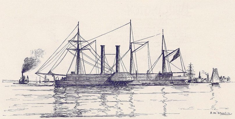 Военный пароход Фултона