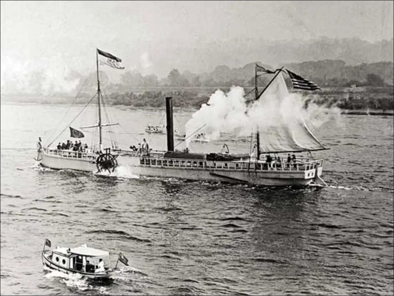 Первый пароход Клермонт