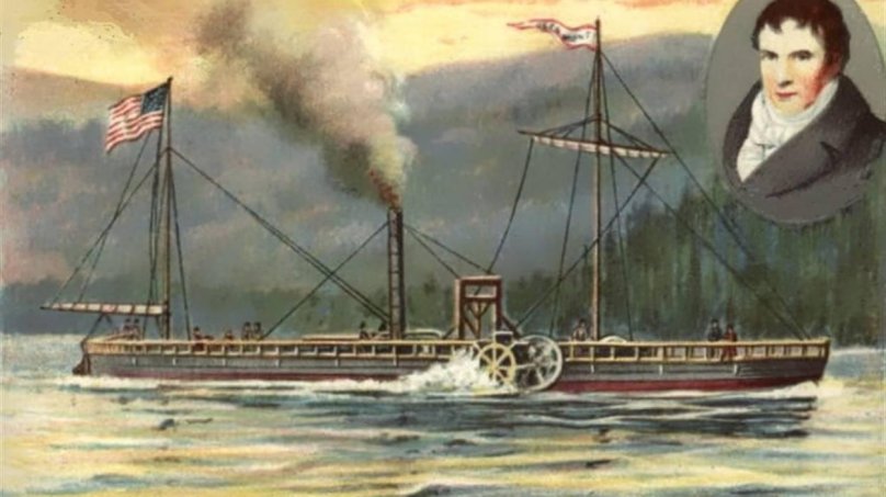 Пароход 1807 Роберт Фултон