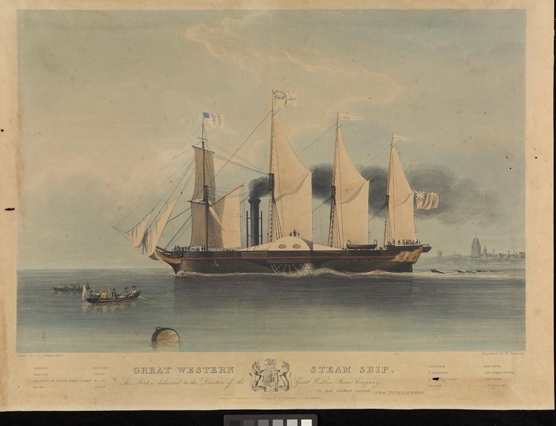 Пароход Архимед 1838 Фрэнсис Смит