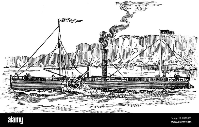 Пароход 1807 Роберт Фултон