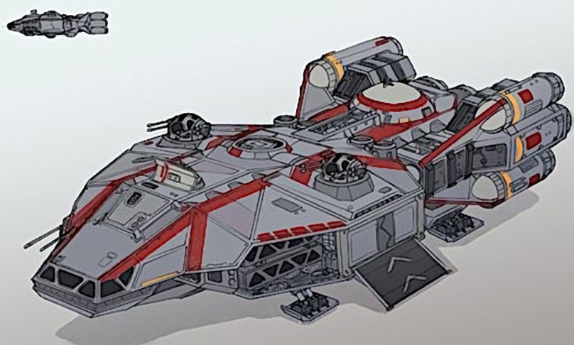 Кореллианский корабль Звездные войны