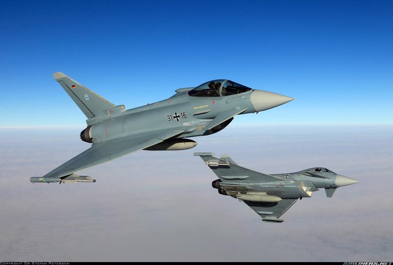 Еврофайтер Тайфун ВВС Британии