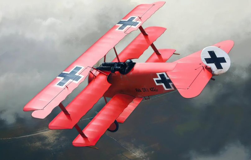 Красный Барон Fokker Dr.1