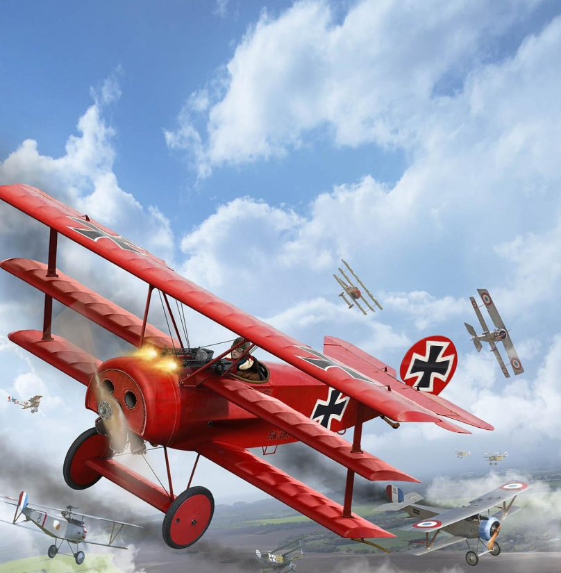 Красный Барон Fokker Dr.1