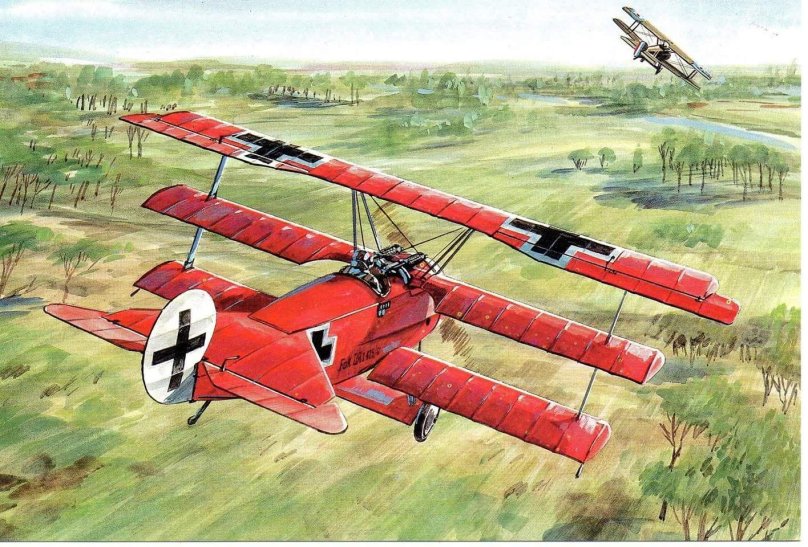 Манфред фон Ригтофен самолет