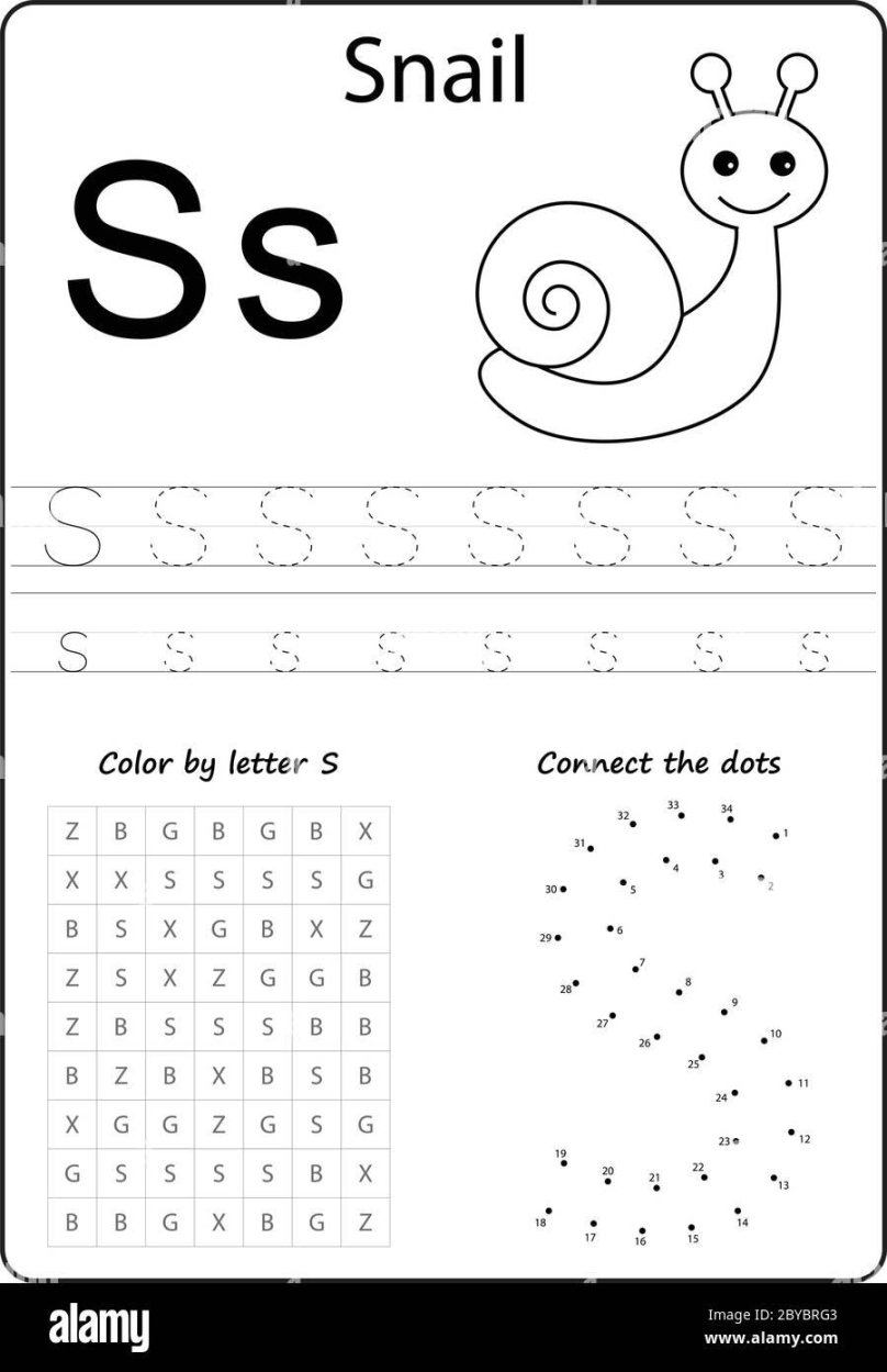 Буква s задания