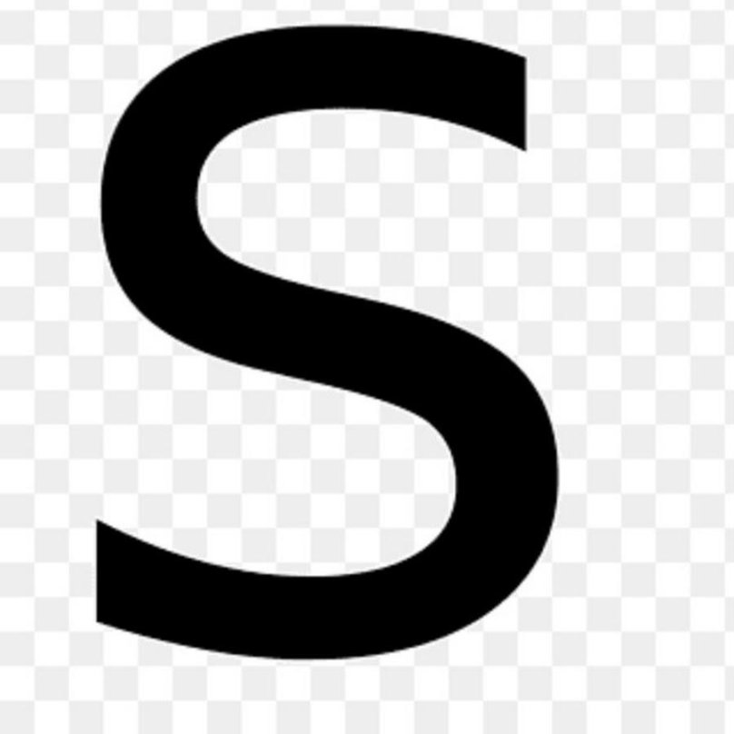 Буква s