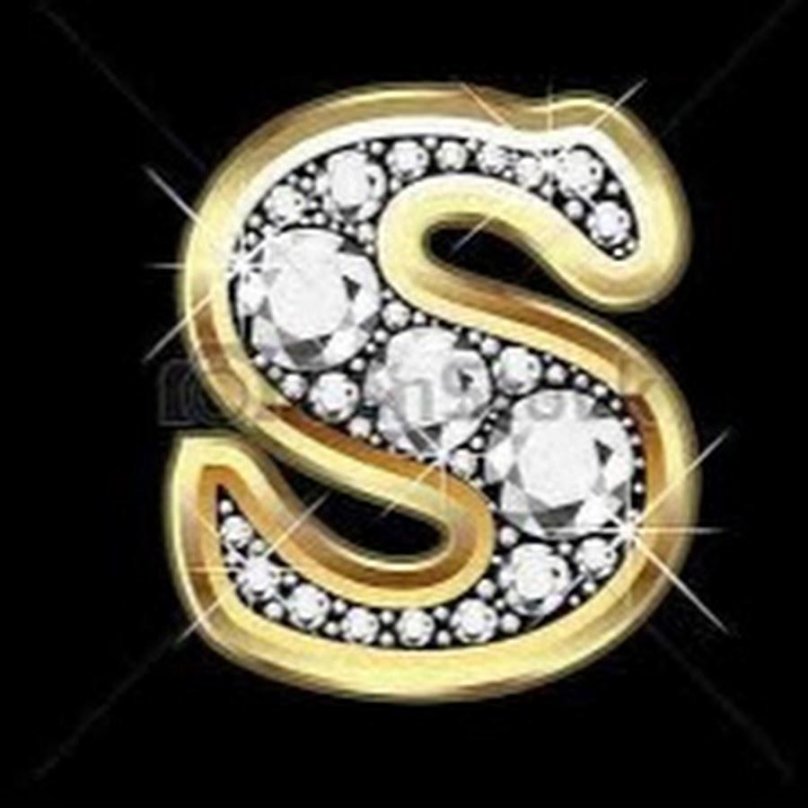 Золотая буква s