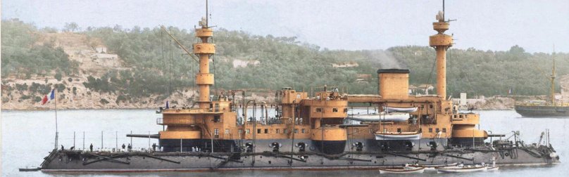 Французский броненосец Шарль Мартель