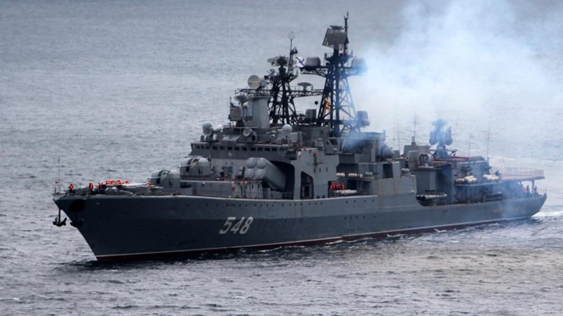 Учение боевой корабль