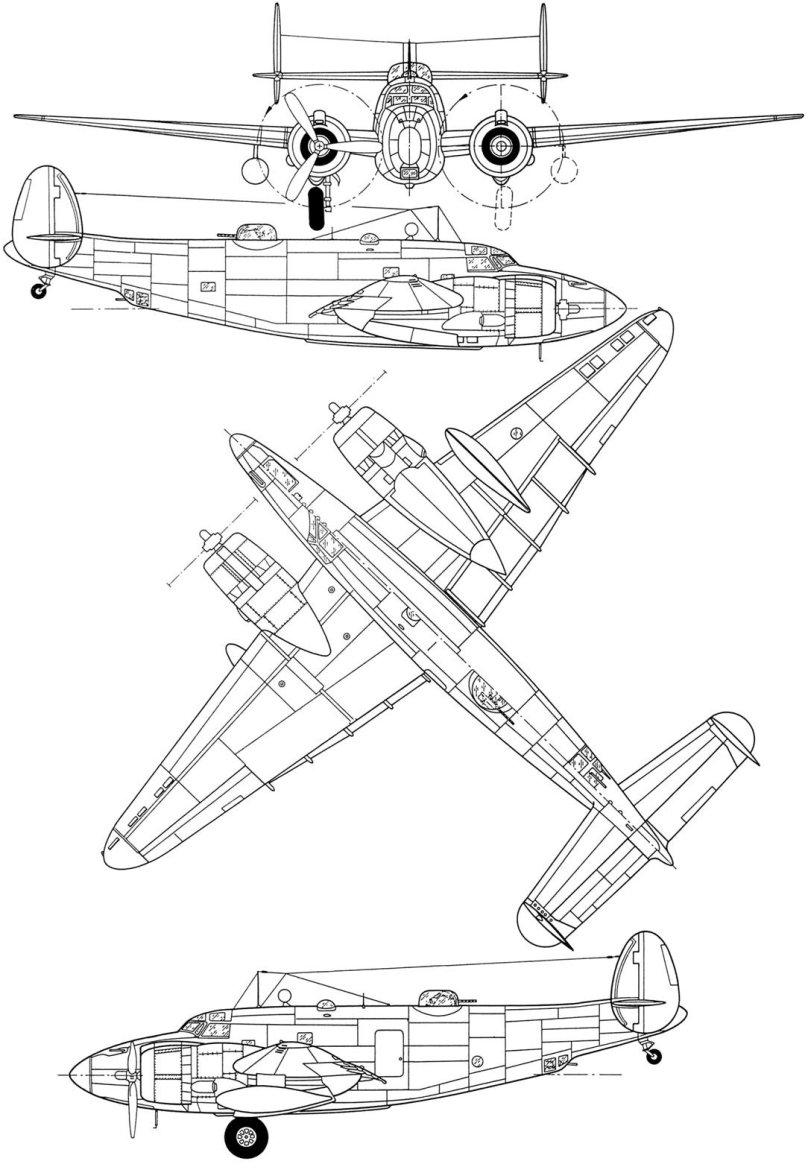 Lockheed PV-1 Ventura чертежи