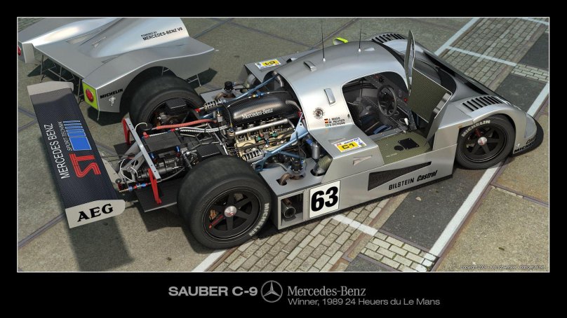 Sauber Mercedes c9 '89